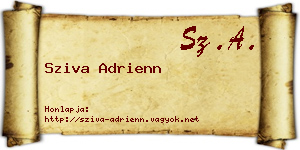 Sziva Adrienn névjegykártya